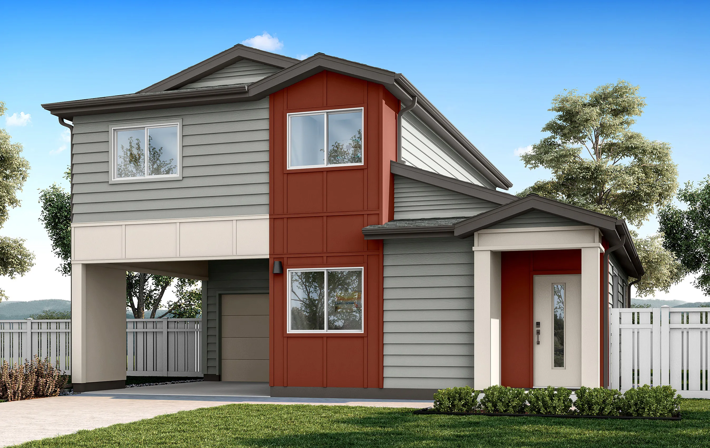 ʻIwa model home exterior rendering