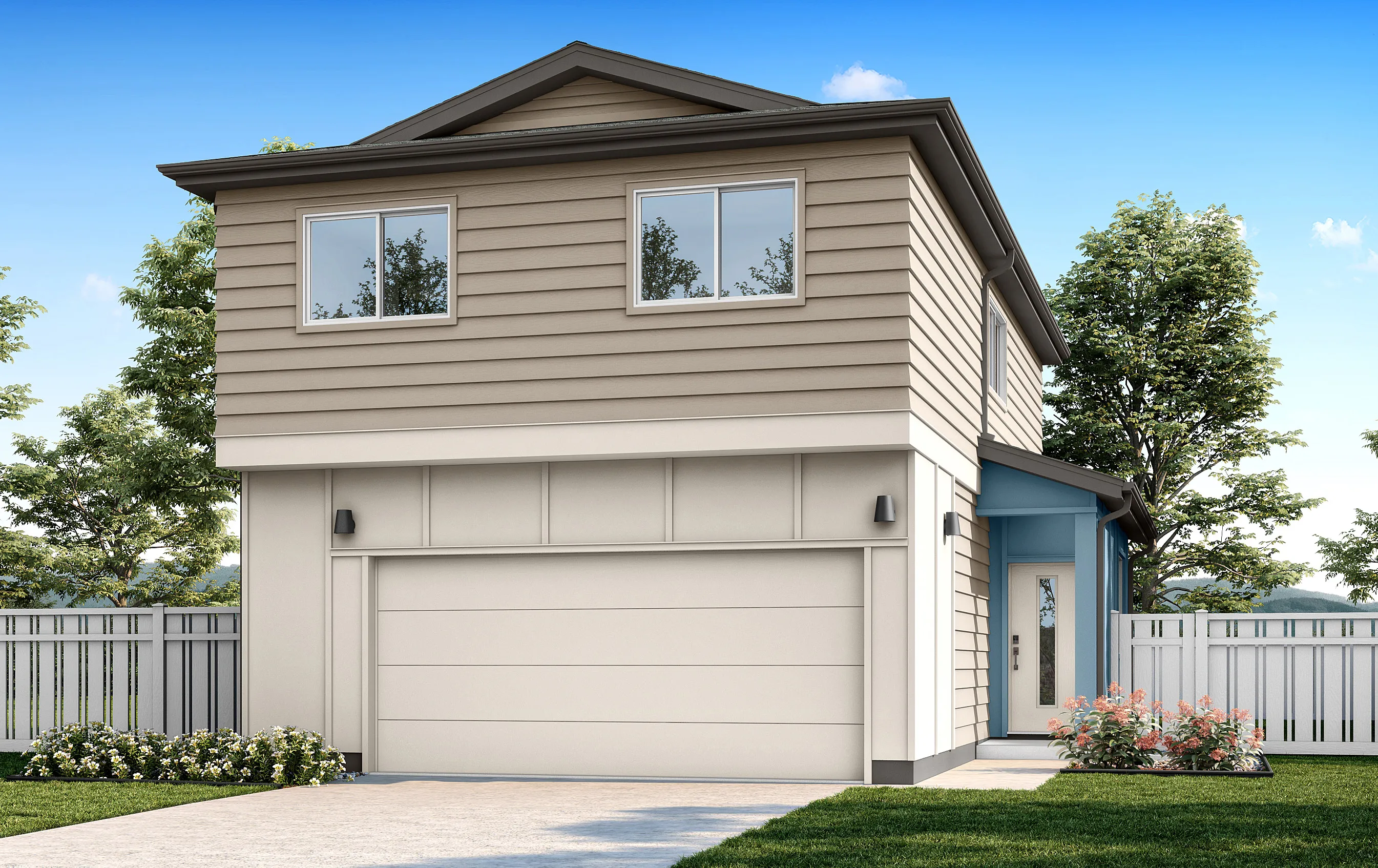 Nēnē model home exterior rendering