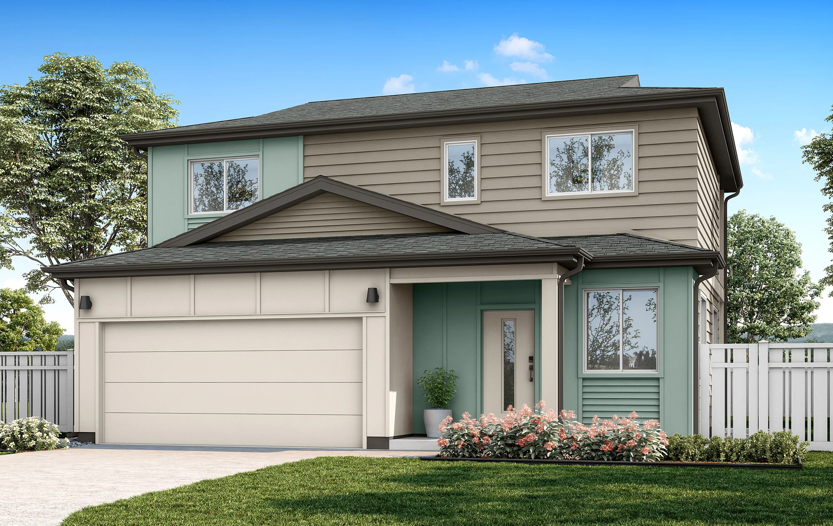 Noio model home exterior rendering